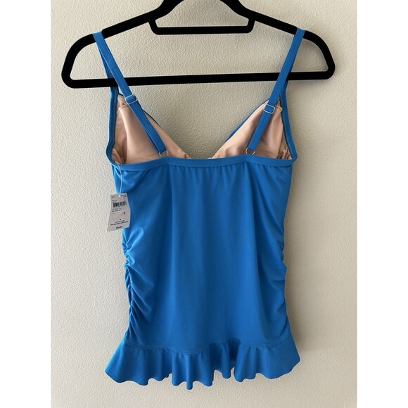 Lands End Tankini Blue Size 4 NEW NWT Bathing Suit Swimsuit Womens Ladies Small - Picture 3 of 8